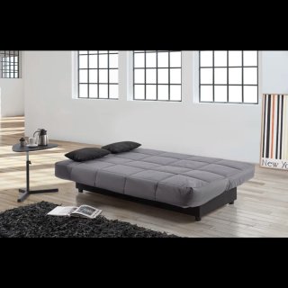 Sofá Cama Clic Clac Gris y Negro con canapé NUEVO