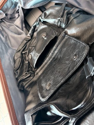Mochila de cuero para hombre