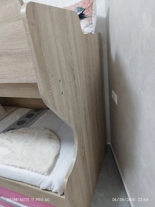 Litera con cajones,cama nido, escalera y armario