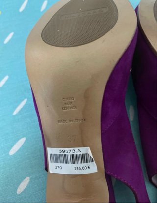 Zapatos Úrsula Mascaró morados