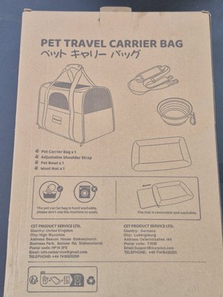 Transportín Perro/Gato Pequeño