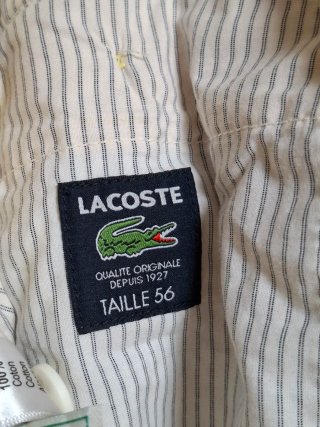 Pantalones Chinos Algodón Lacoste Amarillos