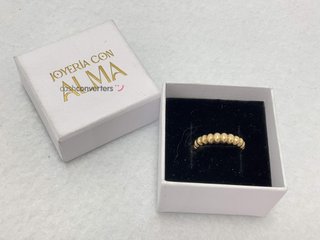 anillo oro 18k