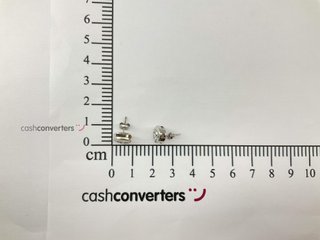 pendientes oro 18k con piedra