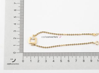 pulsera oro 18k con piedra con circonita