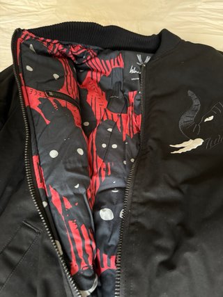 Chaqueta bomber negra GRIMEY x Blacq Möka