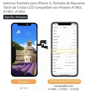 Pantalla iPhone X (A1865, A1901, A1902)