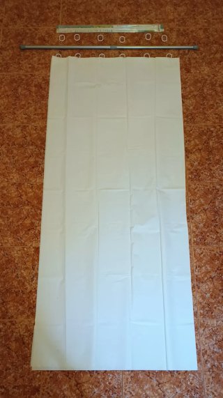 Barra Ducha Extensible y Cortina