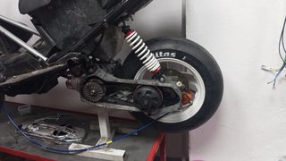 Yamaha Aerox 94 Testa Rossa Azul