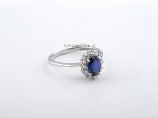 anillo oro 18k con piedra con circonita