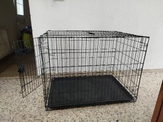 Jaula Perro Grande 107x71x76 cm Casi Sin Uso