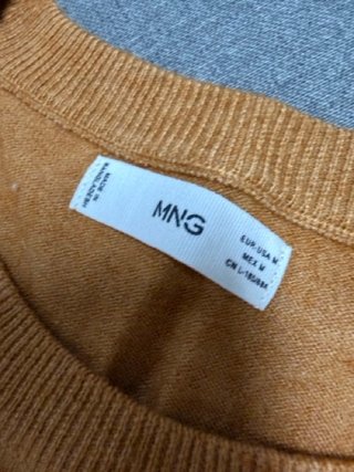 Jersey Mango marrón camel talla M