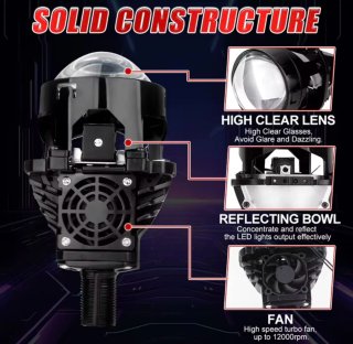 Kit 2 Proyectores Bi-LED  2.5" para Faros