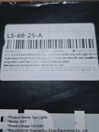 Kit 2 Proyectores Bi-LED  2.5" para Faros