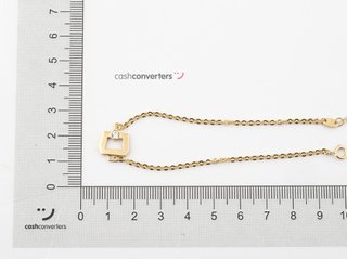 pulsera oro 18k con piedra con circonita