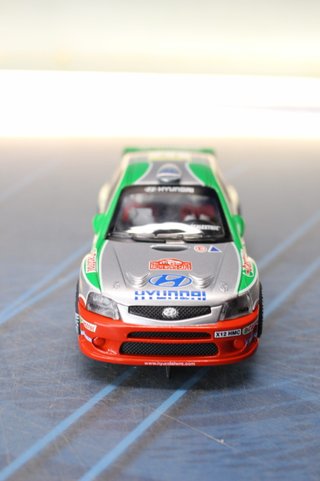 Hyundai Accent WRC “Montecarlo 2002”. Scalextric Tecnitoys 6084 coche slot.