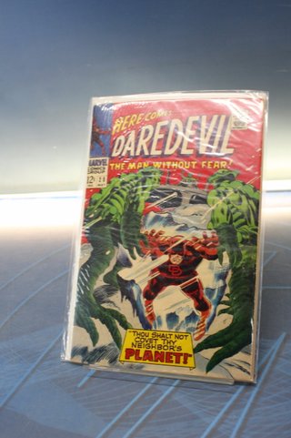 Marvel Comics. Daredevil #28, 1967. USA. "Thou shalt not covet thy neighbor's planet!".