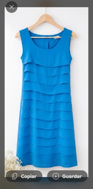 Vestido fiesta azul turquesa T-36