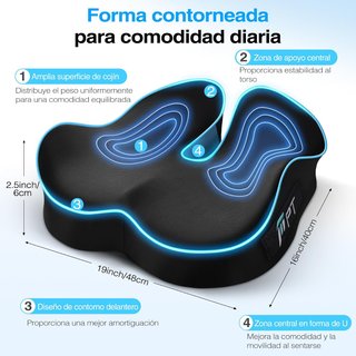 SIN ABRIR Cojín Antideslizante de Silla de Oficina