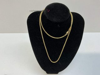 cadena oro 18k 30.5cm