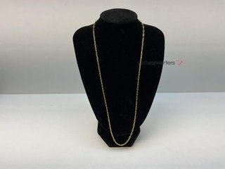 cadena oro 18k 26cm