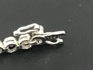 pulsera oro 18k con piedra con diamante