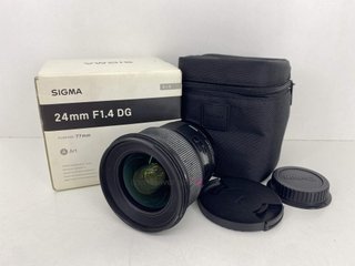 objetivos sigma sigma 24mm f1.4 dg hsm (art) para canon ef/ef-s