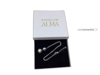 collar plata 925mm 19.5 5cm