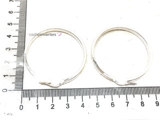 argollas plata 925mm