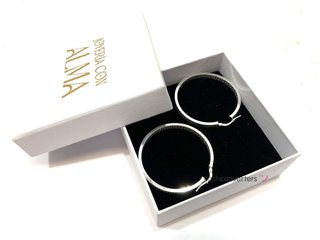 argollas plata 925mm