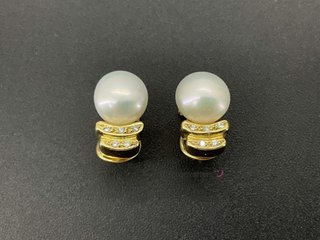 pendientes oro 18k con piedra con sin piedra,diamante,perla