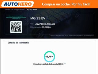 MG ZS electric drive 105 kW Luxury