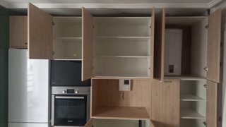 Cocina Roble + Desayunador
