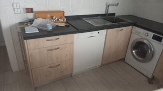 Cocina Roble + Desayunador