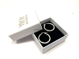 argollas plata 925mm