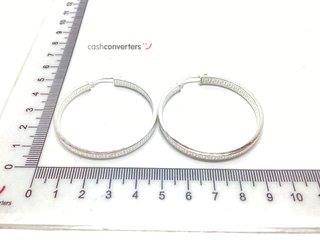 argollas plata 925mm