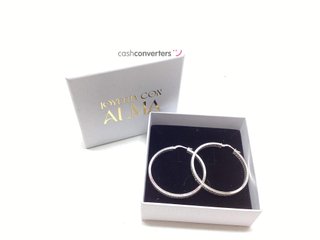 argollas plata 925mm