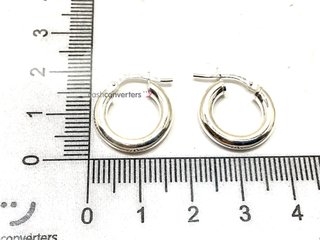argollas plata 925mm
