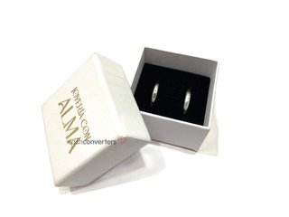argollas plata 925mm