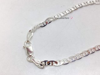 cadena plata 925mm 30cm