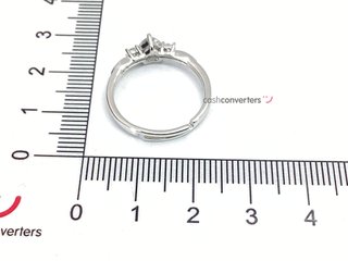 anillo plata 925mm con piedra con circonita