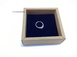 anillo plata 925mm con piedra con circonita