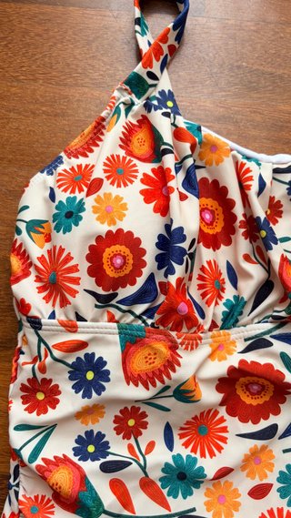 Bañador SHEIN Estampado Floral Multicolor Talla XL