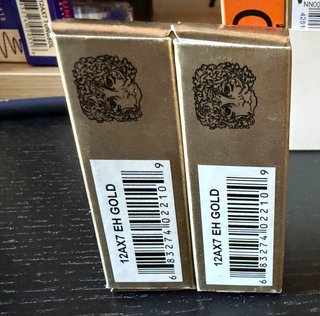 Electro-Harmonix 12AX7EH Gold Pin NUEVA