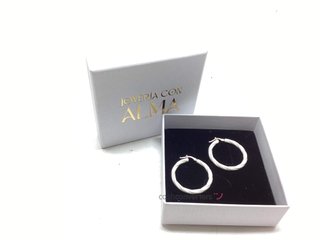 argollas plata 925mm
