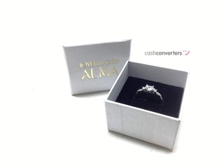 anillo plata 925mm con piedra con circonita