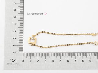 pulsera oro 18k con piedra con circonita