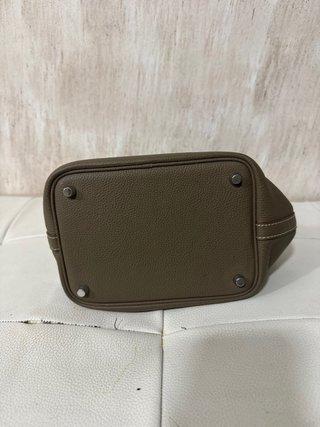 Bolso Hermès Picotin Marrón Piel