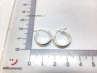 argollas plata 925mm