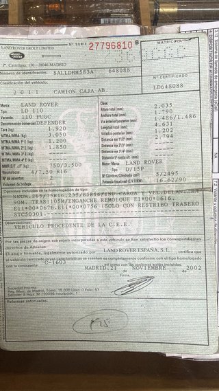 Land Rover Defender 2002
